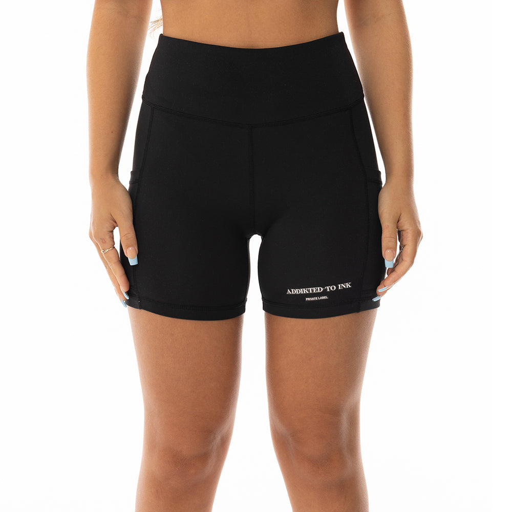 Load image into Gallery viewer, BLACK ATI BIKE SHORTS