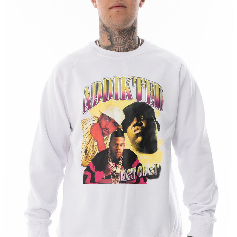Load image into Gallery viewer, WHITE ATI CREW NECK