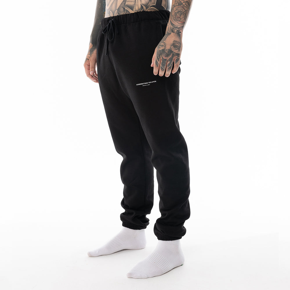 Load image into Gallery viewer, BLACK ATI TRACK PANTS