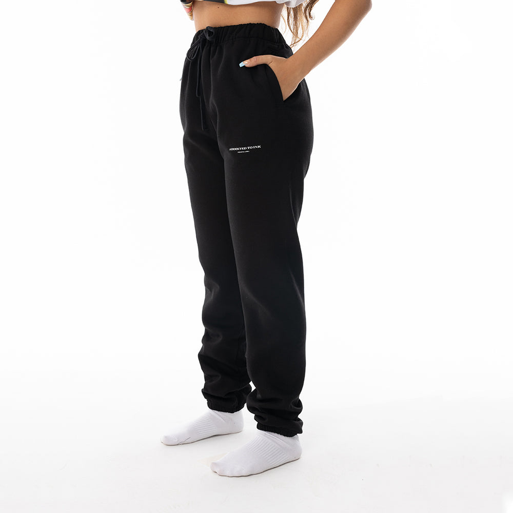 Load image into Gallery viewer, BLACK ATI TRACK PANTS