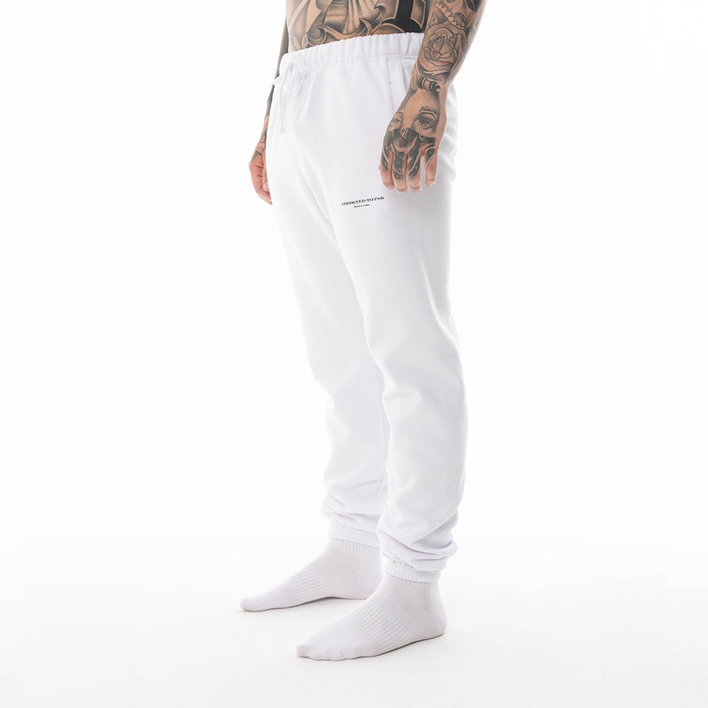 Load image into Gallery viewer, WHITE ATI TRACK PANTS